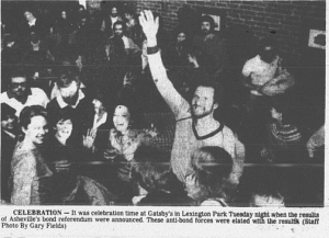 "Asheville Voters Reject Bond Issue," Asheville Citizen, November 4, 1981.